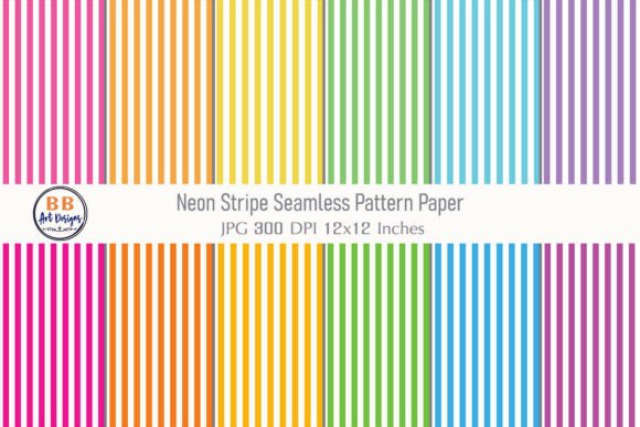 Download Neon Stripes Seamless Pattern Paper JPG - Pattern Collection
