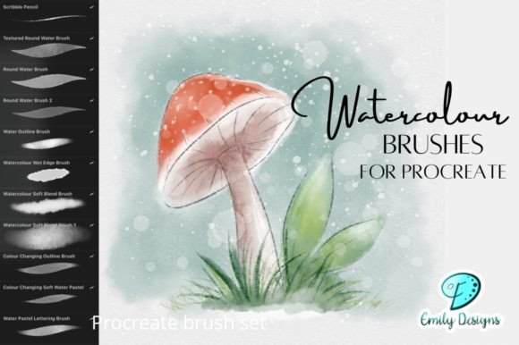 Download Watercolour Brush Set for Procreate - Set Collection