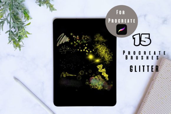 Download Glitter Procreate Brushset - Set Collection