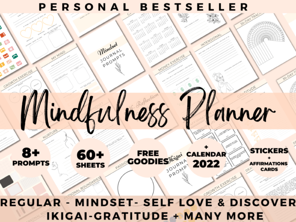 Download Mindfulness Printable Planner &amp; Journal - Print Collection