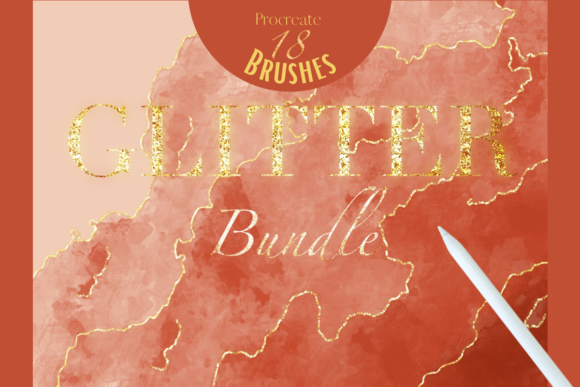 Download Procreate Glitter Brush Set Gold - Set Collection