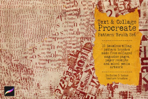Download Procreate Text Pattern Brush Set - Pattern Collection