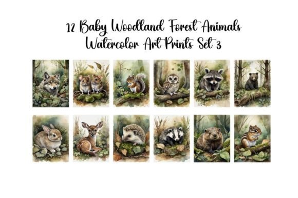 Download Baby Woodland Forest Animals Set 3 - Premium Resources