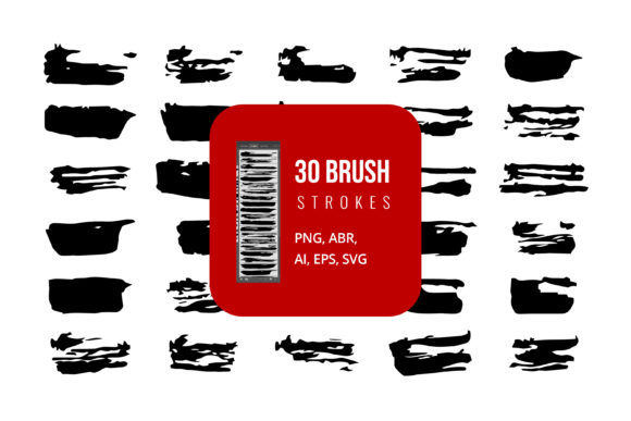 Download Hand Painted Watercolor  Brush Set - Set Collection