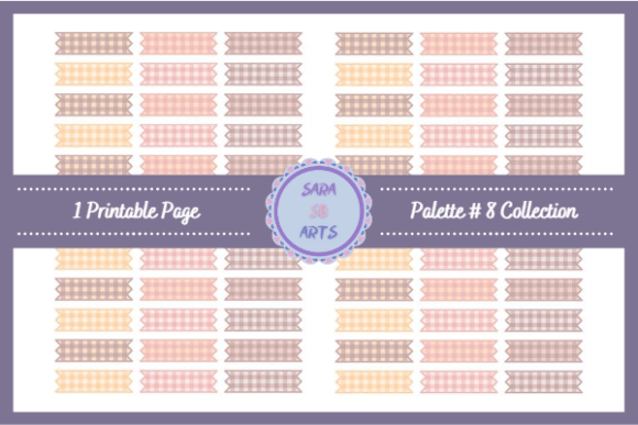 Download Cute Washi Tapes Printable Page - Print Collection