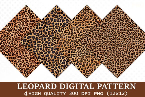 Download Leopard Pattern Digital Paper - Pattern Collection