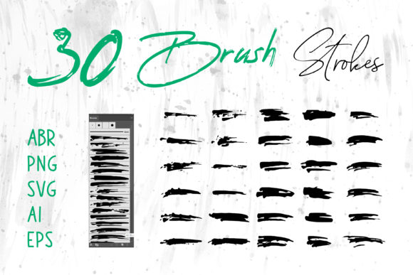 Download Watercolor Brush Set, Grungy Brush - Set Collection