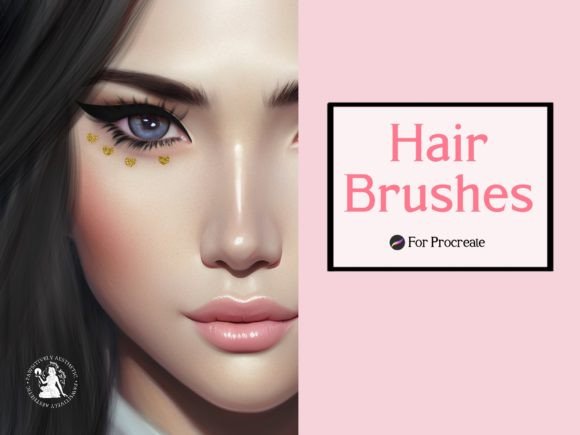 Download Exclusive Hair Brush Set for Procreate - Set Collection