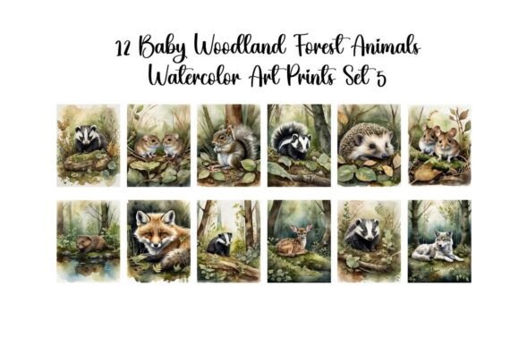 Download Baby Woodland Forest Animals Set 5 - Premium Resources