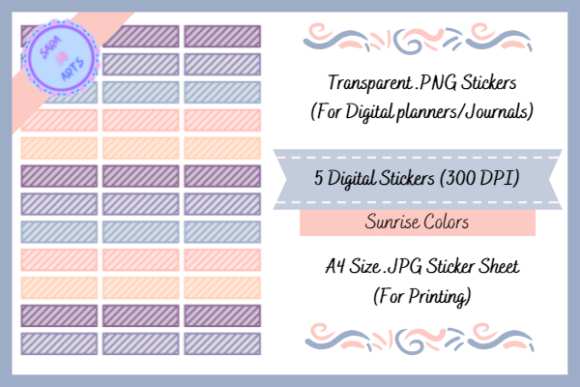 Download Cute Washi Tape Printable Sticker Sheet - Print Collection