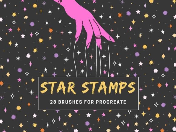 Download Procreate Star Stamps Brush Set - Set Collection
