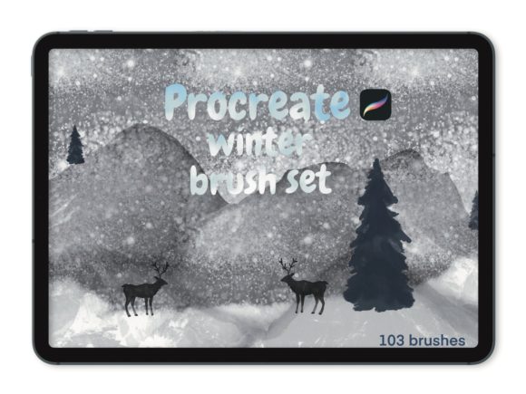Download Procreate Winter Brush Set /103 Brushes - Set Collection