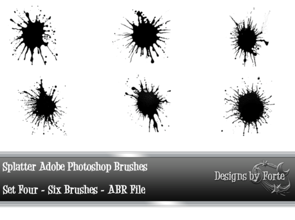Download Adobe Photoshop Abstract Brushes Set 4 - Set Collection