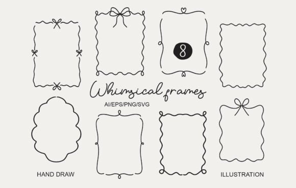 Download Whimsical Frames Clipart Set - Set Collection