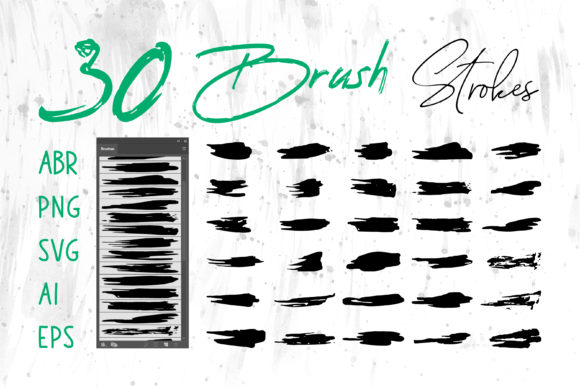 Download Watercolor Brush Set, Grunge Brush - Set Collection