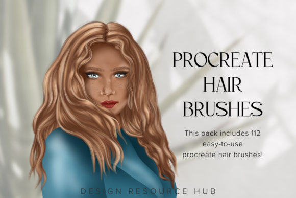 Download Procreate Hair Brush Set - Set Collection