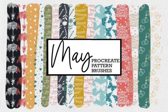 Download Floral Procreate Pattern Brushes | Weddi - Pattern Collection