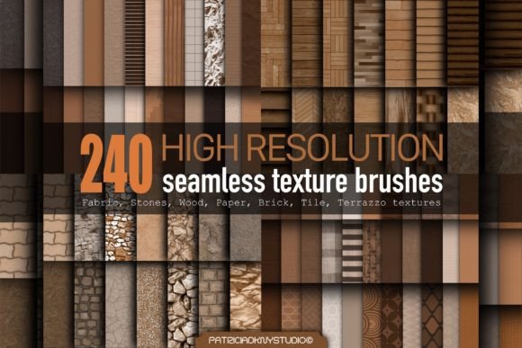 Download Procreate Seamless Texture Brush Set - Set Collection