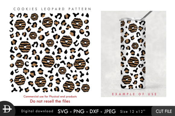 Download Cookie Leopard Pattern Cut File - Pattern Collection