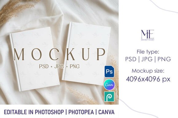 Download Hardcover Journal Mockup Set Front Back - Set Collection