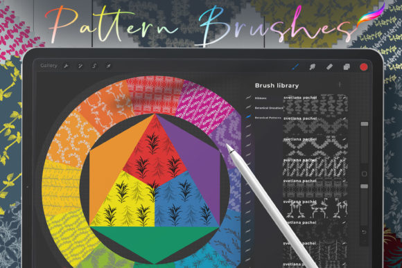 Download Seamless Pattern Brushes for Procreate - Pattern Collection