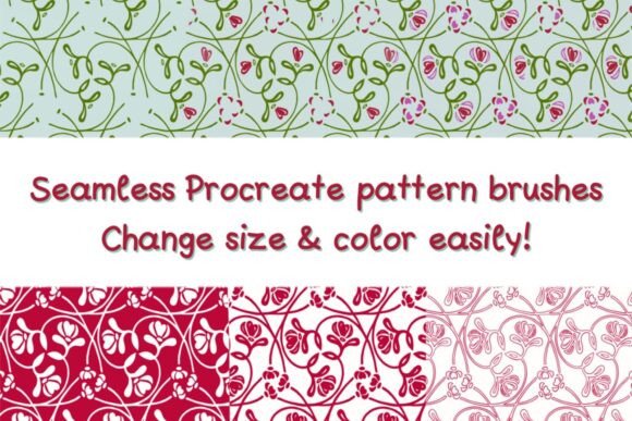 Download Seamless Procreate Pattern Brush Set - Pattern Collection