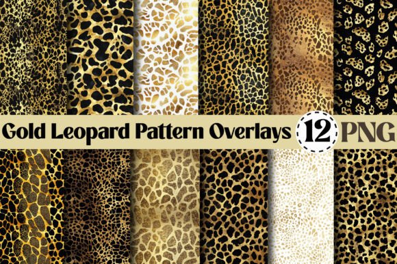 Download Gold Leopard Pattern Overlays - Pattern Collection