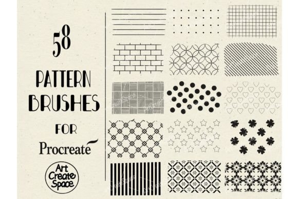 Download Procreate Pattern Brushes First Set - Pattern Collection