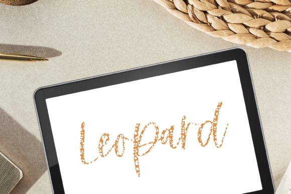 Download Leopard Print Procreate Lettering Brush - Print Collection
